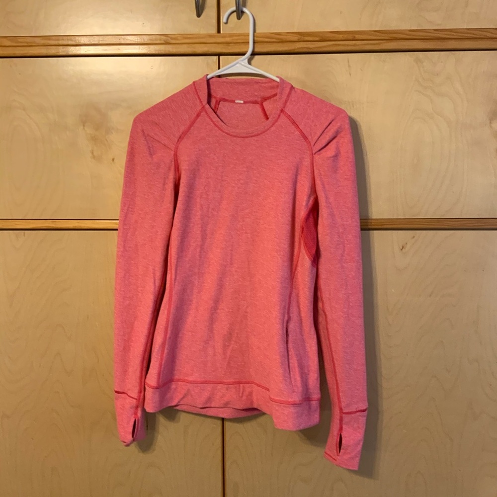 Pink lululemon long sleeve